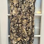 French Connection  Olive Camo Camouflage Watercolor Sleeveless Dress Size 2 XS Photo 14