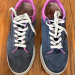 AS 98 Leather Alfie Sneakers Perforated Suede Lace Up Gray Pink Size 38 US 7.5 Photo 0