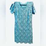 Floral lace overlay Elegant A Line dress Size S Photo 1