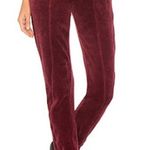 Year of Ours Revolve Womens Velour Drawstring Joggers Maroon Medium Athleisure‎ Red Photo 0