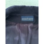 Herman Geist  Womens Blazer Jacket 100% Wool Lined Navy Blue Career Office 6P Photo 3