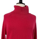 Banana Republic  Sweater Turtleneck Tie Side Hot Pink Fuchsia Women’s Size XL Photo 4
