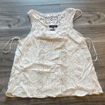 Miss Me  White Lace Tank Top Photo 3