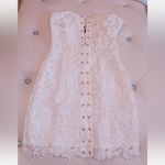 Forever 21 Forever‎ 21 White Lace Bodycon Dress Size M Photo 4