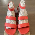 NIB Soul Naturalizer Fiesta Strap Sandal Sz 11W Coral Beach Vacation Resortwear Pink Photo 1