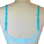 No Boundaries  Ladies BLUE Tie Dye Padded Underwire Bra ~ 36DD Photo 2