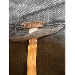 Free People Distressed Embellished Millitary Shirt Jacket Gunmetal Size Medium Photo 3