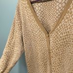 Isaac Mizrahi Isaac Mizrah giraffe button up cardigan size XL! Photo 3