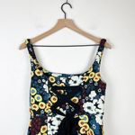 Anthropologie Maeve Marigold Floral A-Line Tie Back Fit & Flare Midi Dress Photo 11