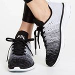 APL Techloom Pro Sneaker Black Grey White size 5 NWT running Photo 0