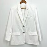Everlane  Women's Size 14 Oversized White Blazer Classic‎ Preppy Contemperary Photo 0