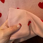 NWT Abbott Pink Heart Button Down Cardigan XS Oversized Valentine's Day Teacher Photo 6