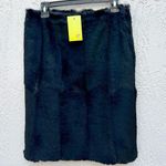 Fendi fur black midi length skirt size 10 Photo 0