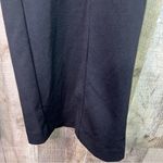 INC International Concepts Size 10 Wide Leg High Rise Dress Pants Faux Pockets Black Photo 3