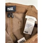 Paige Women's Mayslie Jogger pants in Cognac Luxe Coating size 28 Photo 3