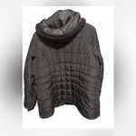 Faded Glory  Black Quilted Hooded Jacket women’s size 2x Photo 1
