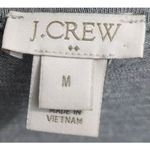 J.Crew Women's Size M Mercantile Twofer Top Gray Long Sleeve Photo 2
