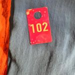 Tacera  Blue Sleeveless Trapeze Dress Size M Causal Photo 9