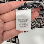 Apt. 9  Stretch Retro Gray Crinkle Y2K Collared Button Up Blouse Women's Large Photo 3