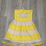 Foxiedox  Charming Yellow Lace woman’s Dress 👗💛 Photo 0