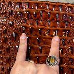 Brahmin Brown Crocodile Crossbody Bag Photo 13