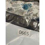 Cabernet Floral Teal Lightweight Cardigan 3X‎ Sweatshirt Ruffle Trim White Beige Photo 11