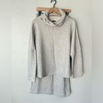 Free People  Milley Reversible sweatshirt Maxi Skirt Set Dusty Himalayan NEW Photo 5