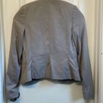 Padded shoulders Grey Blazer | Size 2 Gray Photo 2
