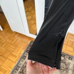 Avec Les Filles  Black Vegan Leather Straight Leg Pants Photo 5