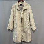 Mossimo Supply Co Massimo Cream Trench Coat Photo 1