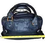 Chloé CHLOE Paddington Navy Blue Leather Satchel Hand Bag with Lock & Key Photo 7