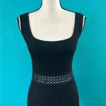 Revolve House of Harlow 1960 Crochet Ring Midi Dress Black Size XS Photo 1
