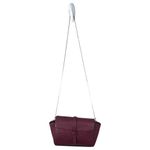 Kate Spade Emmie Ostrich Embossed Crossbody Purse Gold Chain Burgundy Leather Photo 1