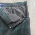 Gap  Black and Green Plaid Women's Mini Skirt 6 Photo 3