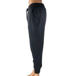 Eleven Paris Black Elastic Waist Drawstring Tapered Leg Trousers Joggers Pants S Photo 1