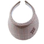 TAIL Plaid Brown Golf Visor Photo 4