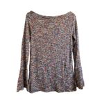 Akemi + Kin Akemi +‎ Kin Womens Multicolor Ribbed Knit Bell Sleeve Top size small Photo 6