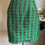 HD in Paris HD in Paris Green black floral tiered zip up skirt Anthropologie 4P boho Photo 3