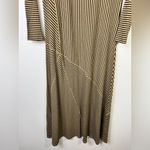 Soft Surroundings  Ryley Maxi Black and Tan Striped Dress Size S Photo 3
