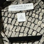 Josephine Chaus  Black and Cream Patterned Top size 8 Photo 2