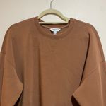 Spanx AirEssentials Long Crew Sweatshirt Brown Photo 3