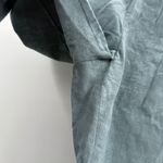 Piazza Sempione Audrey Blue Printed High Rise Cropped Pants Sz IT 50 Side Zipper Photo 3