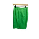Halogen Back Slit Green Straight & Pencil Skirt with Lining Women's Size 0 Photo 2