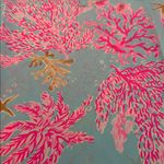 Lilly Pulitzer New  Elsa Top Long Sleeve Blouse Royal Coral Women’s Medium Photo 9