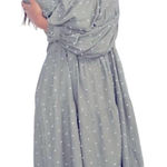 ZARA  Gray Dot Dress Size Medium Limited Edition Photo 0