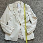 Mango MNG by ivory button up blazer size 4 Photo 9