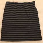 BDG Gray & Black Striped Skirt Photo 2