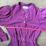 Xirena Audrey Dress Corduroy Long Sleeve Violet Purple Small Photo 10
