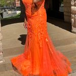 Prom Or Homecoming Dress Orange Size 16 Photo 1