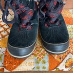 Sorel  Red  and Black High Fur Top Winter High Snow Boots Size 7 Photo 2